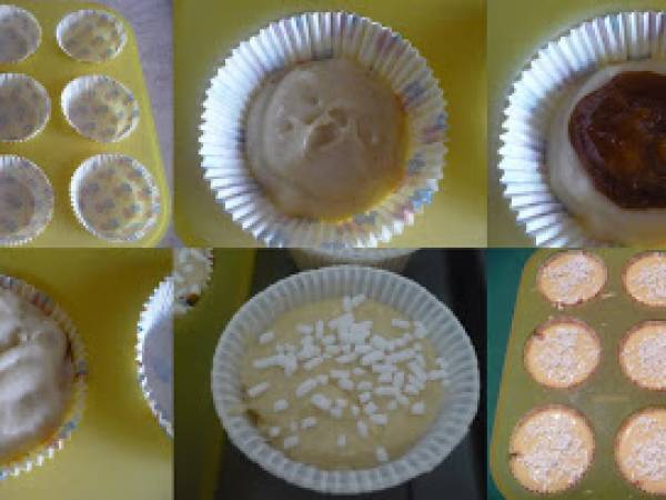 MUFFIN CON MARMELLATA E GRANELLA DI ZUCCHERO - Preparazione tappa 3