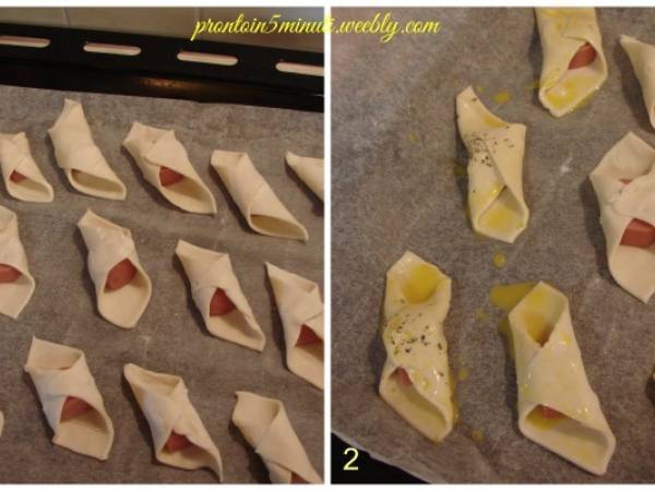 Rustici ai Wurstel - Preparazione tappa 3
