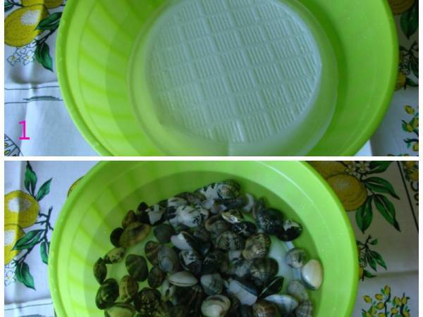 Spaghetti alle Vongole - Preparazione tappa 1