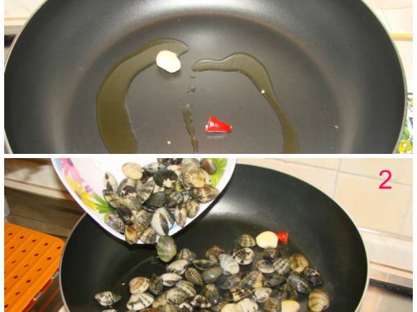 Spaghetti alle Vongole - Preparazione tappa 3