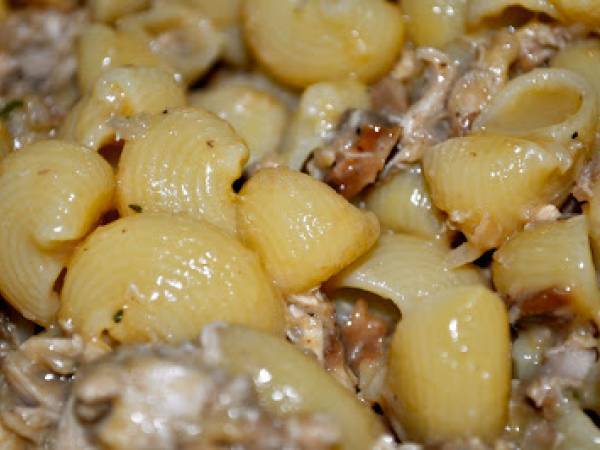 Sformato natalizio con cappone, castagne e funghi - Preparazione tappa 3