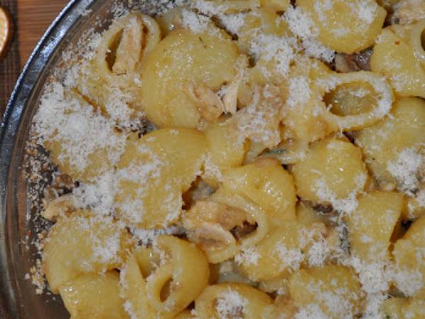Sformato natalizio con cappone, castagne e funghi - Preparazione tappa 4