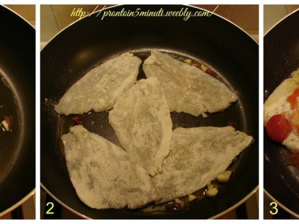 Filetti di Platessa Saporiti - Preparazione tappa 1