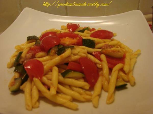 Strozzapreti Salsicce e Zucchine - Preparazione tappa 2