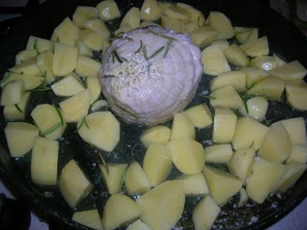 Arista al forno con patate - Preparazione tappa 5