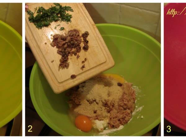Polpette Tonno e Ricotta - Preparazione tappa 2