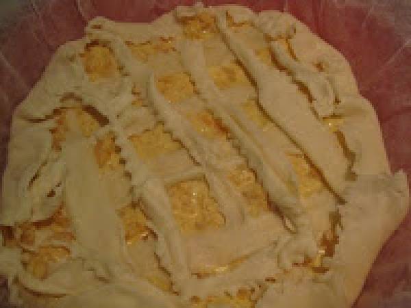 Torta rustica alla zucca e emmenthal - Preparazione tappa 3