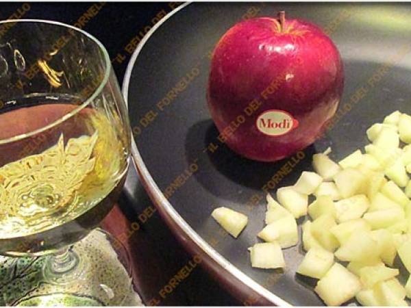 Scaloppina di maiale alla mela - Preparazione tappa 1