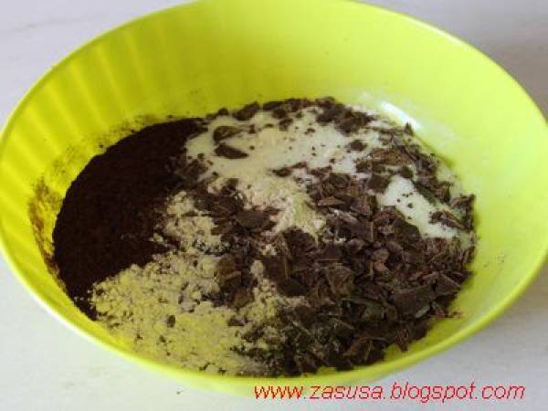 Muffin banana e cioccolato - Preparazione tappa 3