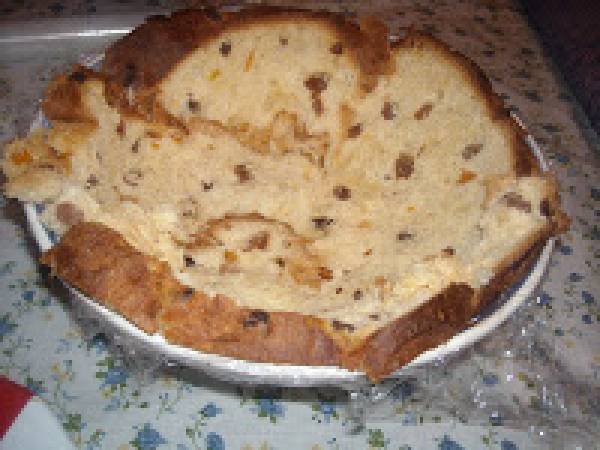ZUCCOTTO DI PANETTONE CON CREMA, FRUTTA E AMARETTI - Preparazione tappa 1