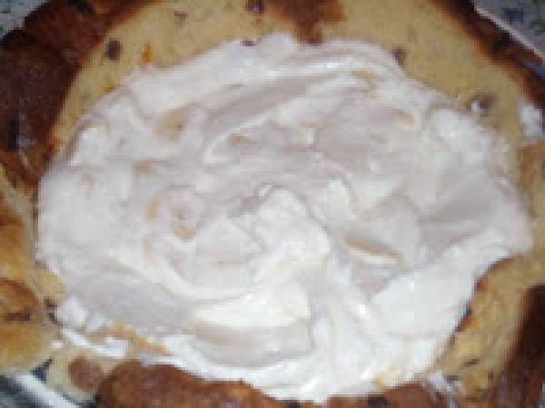 ZUCCOTTO DI PANETTONE CON CREMA, FRUTTA E AMARETTI - Preparazione tappa 4