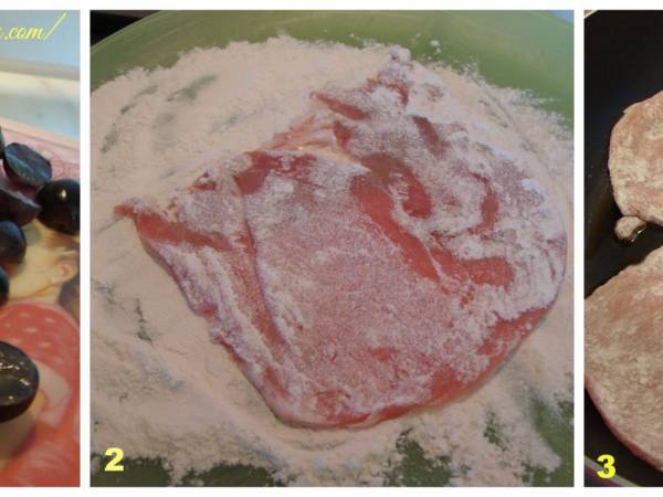 Scaloppine all'Uva - Preparazione tappa 1