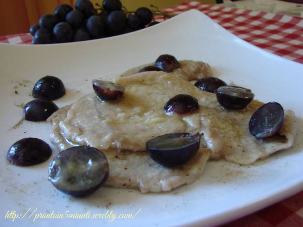 Scaloppine all'Uva - Preparazione tappa 3