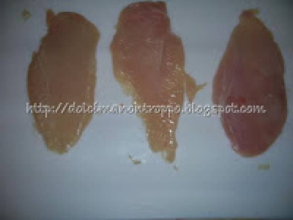 PETTO DI POLLO CON CASTAGNE - Preparazione tappa 1
