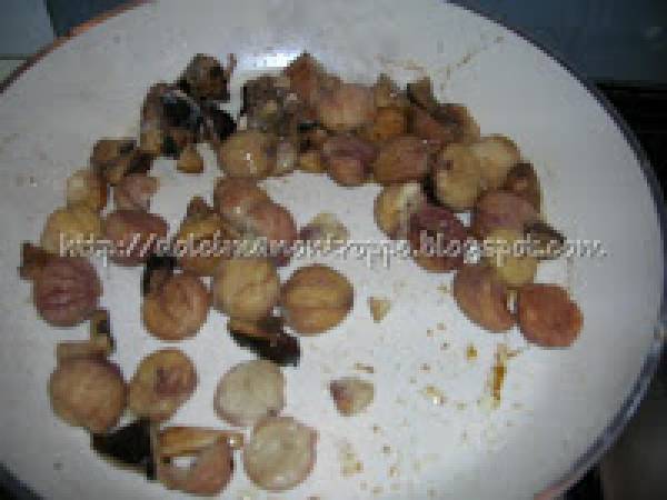 PETTO DI POLLO CON CASTAGNE - Preparazione tappa 4
