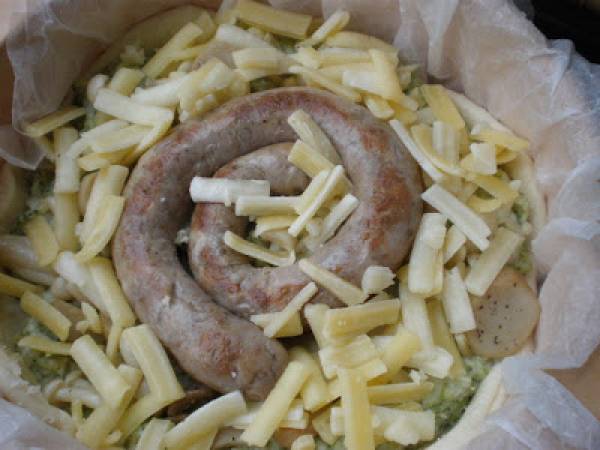 Torta rustica broccoli e salsiccia - Preparazione tappa 12