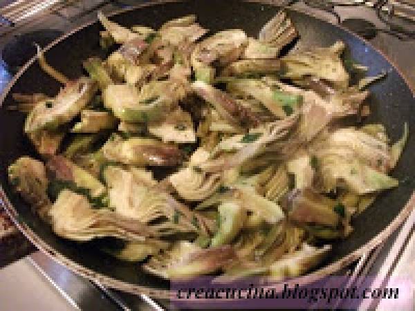 BRANZINO AL CARTOCCIO CON CARCIOFI E PATATE - Preparazione tappa 5