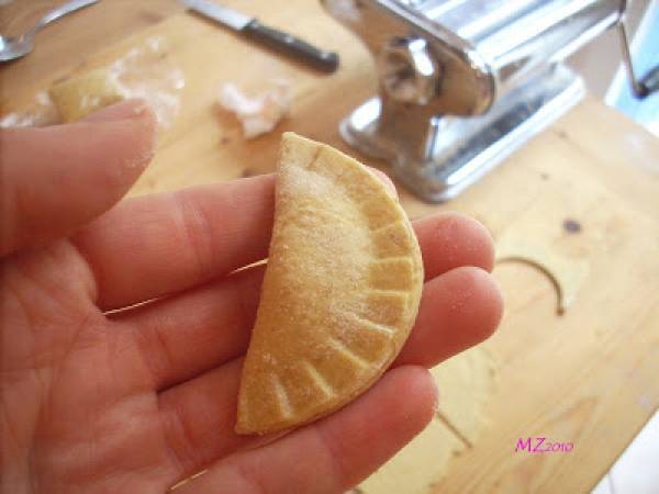 Ravioli integrali al salmone - Preparazione tappa 6