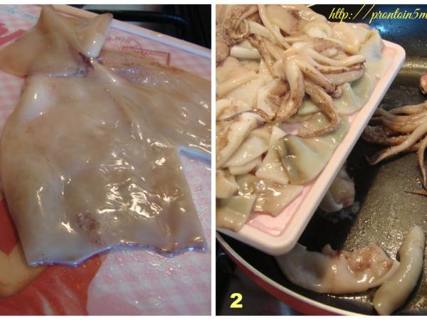 Tagliatelle Totani e Friggitelli - Preparazione tappa 3
