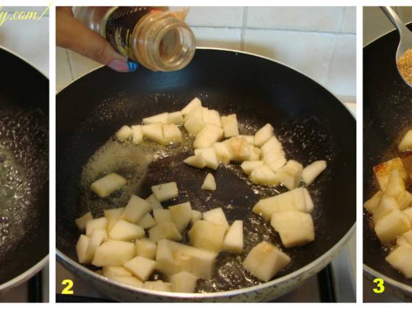 Fagottini Noci e Pere - Preparazione tappa 1