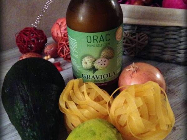 Tagliatelle di Mais Con Crema di Avocado aromatizzata alla Graviola - Preparazione tappa 1