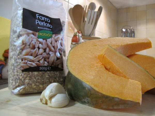 Farro con Zucca - Preparazione tappa 1