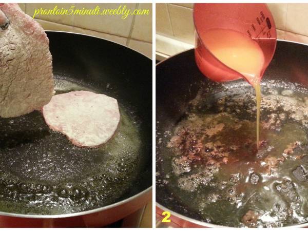 Scaloppine all'Arancia - Preparazione tappa 1