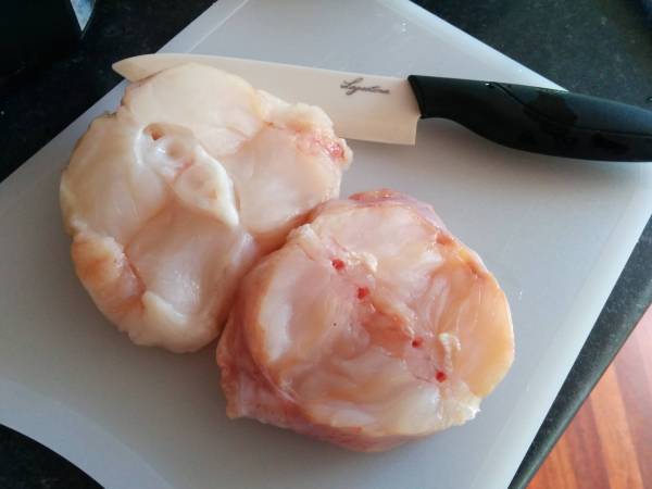 STROZZAPRETI CON PESTO DI AGRUMI, CODA DI ROSPO E GAMBERONI - Preparazione tappa 2