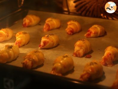 Mini croissants prosciutto e formaggio - Preparazione tappa 7