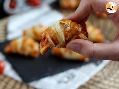 Mini croissants prosciutto e formaggio - Preparazione tappa 8