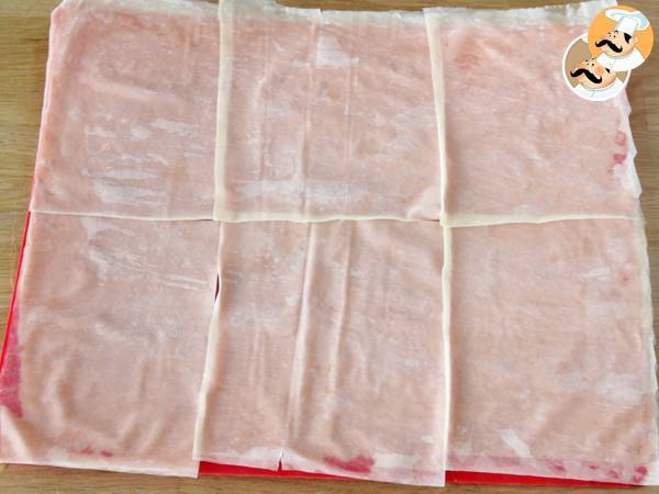 Caramelle di pasta fillo con formaggio caprino - Preparazione tappa 3
