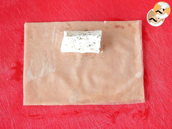 Caramelle di pasta fillo con formaggio caprino - Preparazione tappa 4
