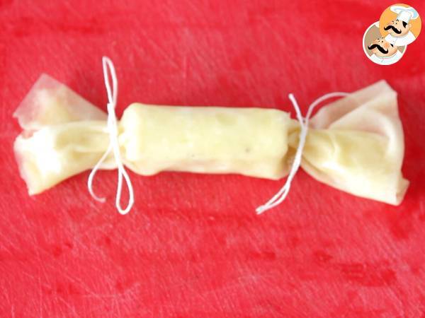 Caramelle di pasta fillo con formaggio caprino - Preparazione tappa 5