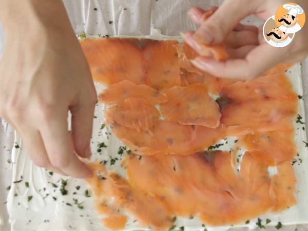 Girelle di Salmone profumate al basilico - Preparazione tappa 4