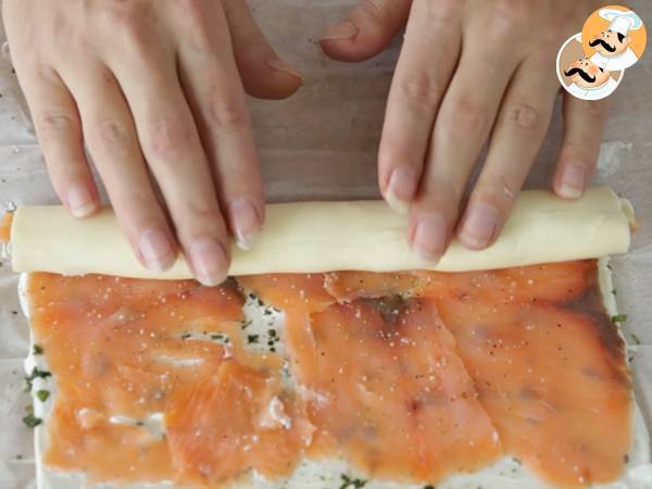 Girelle di Salmone profumate al basilico - Preparazione tappa 5