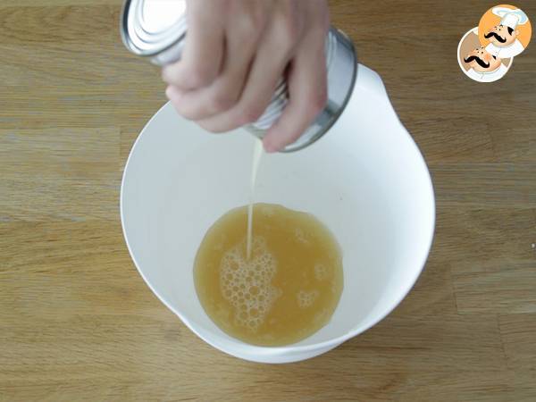 Mousse al cioccolato vegana - Preparazione tappa 1