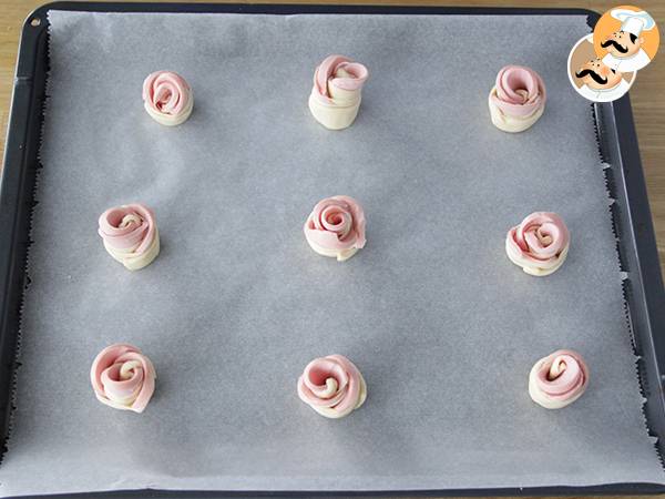 Fiori di pizza alla mortadella - Preparazione tappa 5