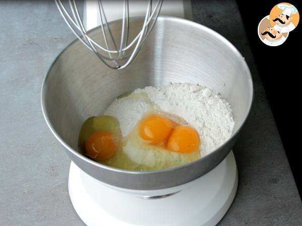 Crêpes leggere, senza glutine e senza lattosio - Preparazione tappa 1