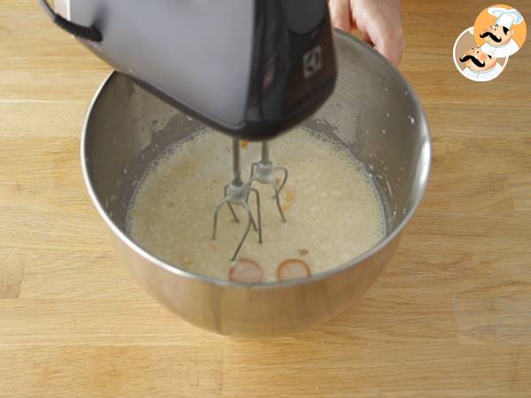 Flan al mascarpone e caramello - Preparazione tappa 2