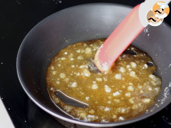 Flan al mascarpone e caramello - Preparazione tappa 3