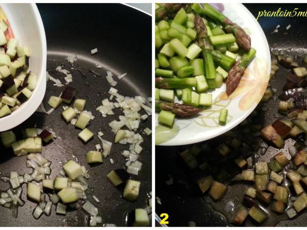 Vesuvio Asparagi e Melanzane - Preparazione tappa 1
