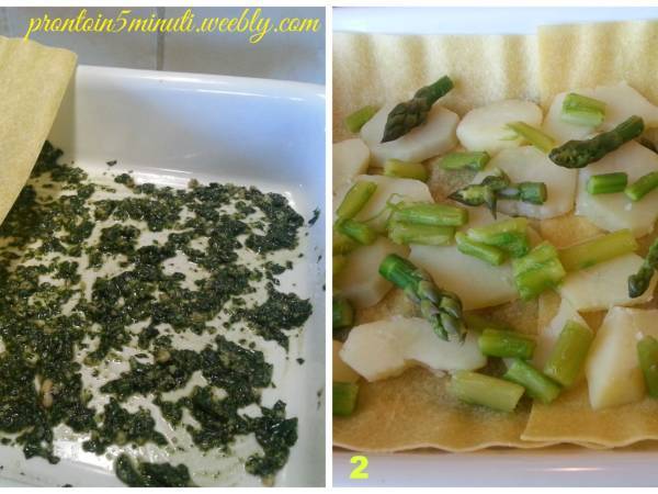 Lasagne Asparagi e Patate - Preparazione tappa 1