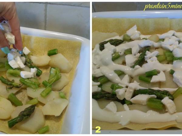 Lasagne Asparagi e Patate - Preparazione tappa 2