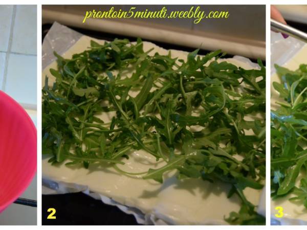 Rotolo di Mozzarella Farcito - Preparazione tappa 1