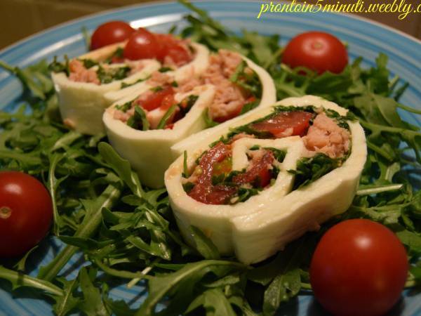 Rotolo di Mozzarella Farcito - Preparazione tappa 2