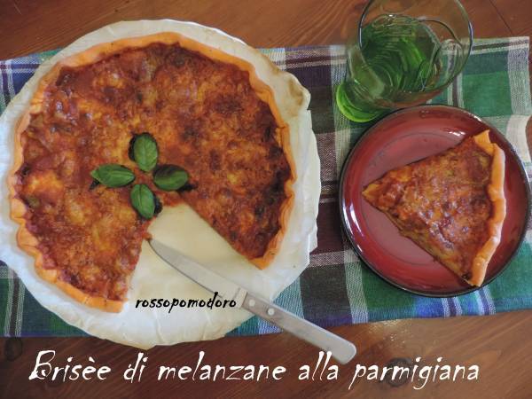 Brisèe di melanzane alla parmigiana - Preparazione tappa 2