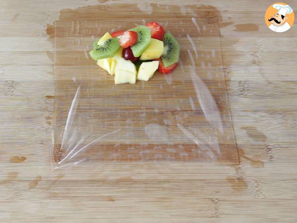Involtini di frutta fresca - Preparazione tappa 2