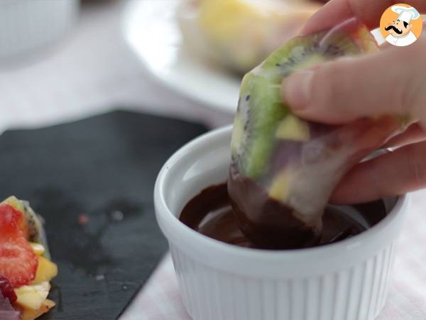 Involtini di frutta fresca - Preparazione tappa 4