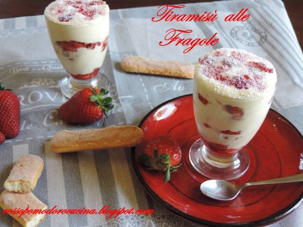 Tiramisù alle fragole in bicchiere - Preparazione tappa 2