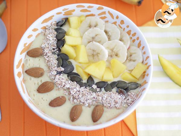 Smoothie bowl mango e banana - Preparazione tappa 4